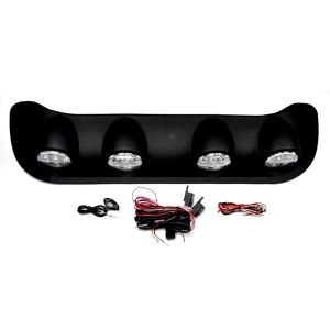 Ansamblu format din 4 proiectoare cu Led si Angel Eyes, montaj pe plafon sau capota, alimentare 12V, lungime 85cm, destinat vehiculelor Off-Road - Img 3