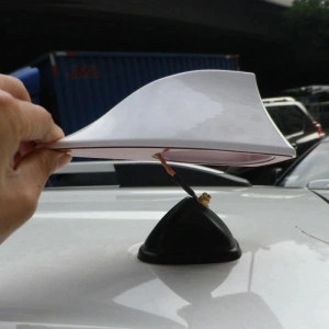 Antena auto activa AM - FM tip "SHARK TAIL" culoare SILVER - Img 5