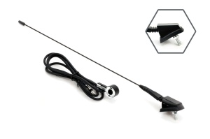 Antena radio auto universala 41cm cu adaptor 5mm ANT01 - Img 2