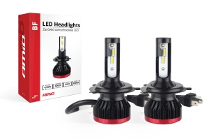 Becuri auto LED BF Series AMiO compatibil H4, destinat competitiilor auto sau off-road