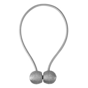 Bratara magnetica de prindere perdele/draperii, model SILVER BALLS - Img 3