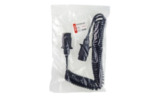 Cablu electric pentru remorca spiralat cu prize 7PIN 12V 6m - Img 3