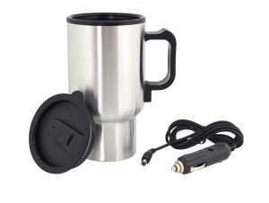 Cana termica din otel cu functie de incalzire, 12V, 400ml - Img 4
