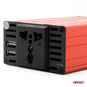 Convertor de tensiune 12V -> 220V, 300W/600W, 2 x USB 5V - Img 2