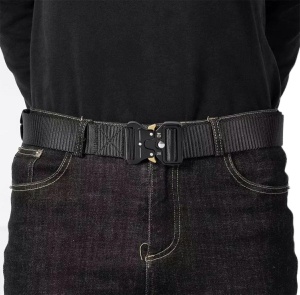 Curea Tactica pentru pantaloni, culoare Neagra cu catarama Neagra - Img 6