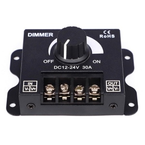 Dimmer LED cu reglaj manual, 12V - 24V, 360W - 720W, 30A - Img 4