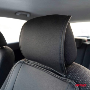 Husa scaun auto cu bile de masaj, suport lombar si tetiera, dimensiuni 147 x 68 cm, culoare Neagra - Img 3