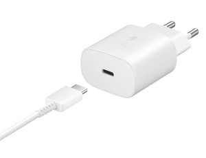 Incarcator 25W pentru Samsung Note 10 Note 10 Lite TA800EWE-DG980BWE 3A Type C 1M Super Fast Charger Alb - Img 2