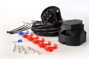 Kit cablaj pentru montaj carlig remorca, priza cu 7 pini, lungime cablu 1,5m - Img 2