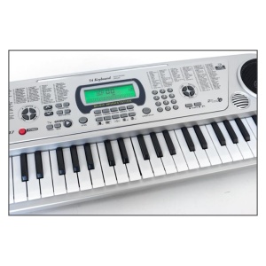 Orga electronica cu 54 de clape, afisaj LCD si microfon (Keyboard, Pian electronic) - Img 2