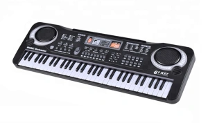 Orga electronica cu 61 de clape si microfon pentru copii (Keyboard, Pian electronic) - Img 3
