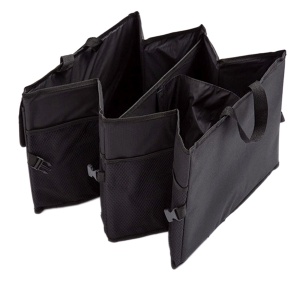 Organizator portbagaj auto cu 9 buzunare, 55 x 38 x 26cm, culoare neagra - Img 5