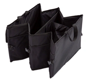 Organizator portbagaj auto cu 9 buzunare, 55 x 38 x 26cm, culoare neagra - Img 5