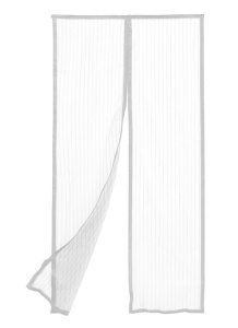 Plasa de tantari pentru usa, lavabila, culoare alba, 120 x 200 cm - Img 2