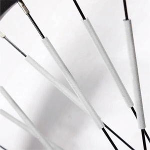 Set 12 ornamente din material reflectorizant pentru spite bicicleta, culoare gri - argintiu - Img 6