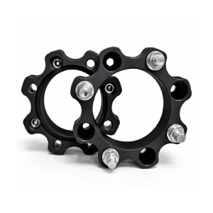 Set 2 buc. Distantiere Roti ATV din Aluminiu Forjat, grosime 50mm, distanta prezoane 4 x 136mm, gaura centrare 120mm, piulite M10 x 1,25 - Img 2
