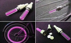 Set 2 Capace Valva cu LED Roz, cu senzor de lumina si miscare - Img 3