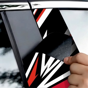 Set 2 stickere decorative pentru stalpii usilor, print autoadeziv de inalta rezolutie, dimensine 2 buc x 50 x 22 cm , cod: AVX-SSU-29 - Img 3