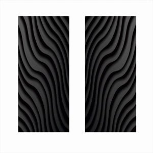 Set 2 stickere decorative pentru stalpii usilor, print autoadeziv de inalta rezolutie, dimensine 2 buc x 50 x 22 cm , cod: AVX-SSU-07 - Img 2
