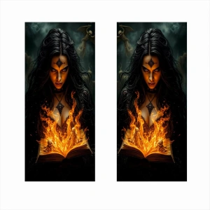 Set 2 stickere decorative pentru stalpii usilor, print autoadeziv de inalta rezolutie, dimensine 2 buc x 50 x 22 cm , cod: AVX-SSU-12 - Img 2
