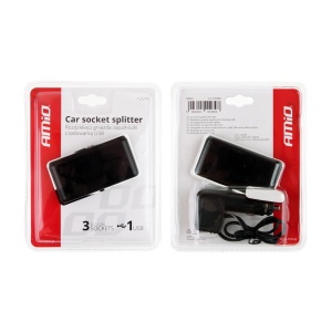 Splitter bricheta auto SOC2 3+1 USB - Img 2