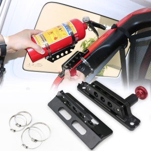 Suport universal pentru Extinctor, Stingator, cu prindere pe rollbar sau cabina, destinatie ATV, SSV, UTV, Off-Road - Img 1