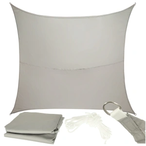 Umbrar de gradina dreptiunghiular, impermeabil, culoare Gri, dimensiune 4 x 3 m - Img 3