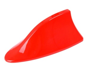 Antena auto activa AM - FM tip "SHARK TAIL" culoare ROSU - Img 2