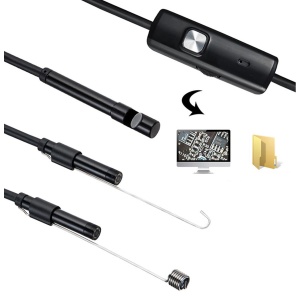 Camera endoscopica de inspectie, waterproof, 5,5mm, conectare Android/Windows prin microUSB - USB, lungime cablu 5m - Img 5