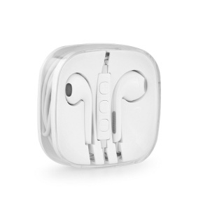 Casti audio cu mufa Jack 3.5mm Alb