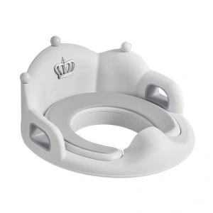 Colac WC, adaptor toaleta pentru copii dotat cu spatar si manere, dimensiune 40 cm, culoare Alb - Img 2