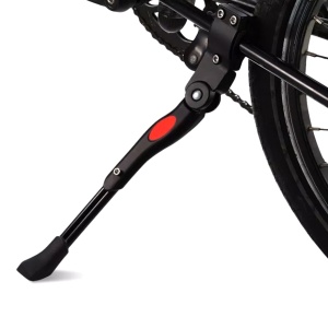 Cric bicicleta, picior de sprijin, culoare neagra