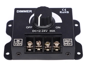 Dimmer LED cu reglaj manual, 12V - 24V, 360W - 720W, 30A - Img 4