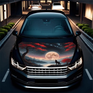 Folie Capota Auto "Hood Art" rezistenta la exterior, marime L (180 x 130cm) - Cod: AVX-CAPOTA-021L - Img 2