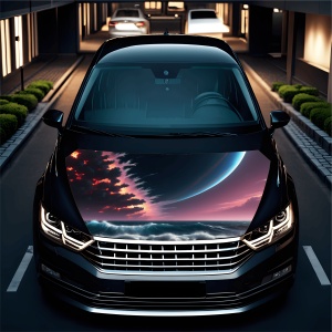 Folie Capota Auto "Hood Art" rezistenta la exterior, marime M (165 x 120cm) - Cod: AVX-CAPOTA-023M - Img 2