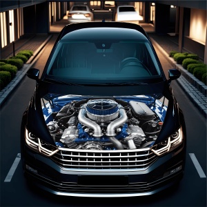 Folie Capota Auto "Hood Art" rezistenta la exterior, marime S (150 x 110cm) - Cod: AVX-CAPOTA-019S - Img 2