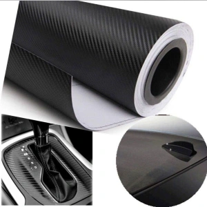 Folie colantare auto Carbon 3D Negru, 3m x 1,27m - Img 3
