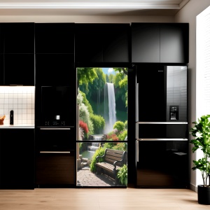 Folie imprimata color pentru decor Frigider, dimensiune 200 x 90cm, model: AVX-FR28