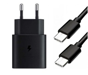 Incarcator pentru Samsung A40 A41 A42 USB-C Fast Charger TA1510EBE-DA705BBE 15W Type-C 1M Negru
