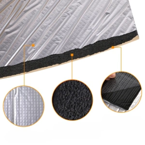 Material insonorizant auto cu strat din aluminiu, dimensiune 100cm x 100cm x 10mm - Img 3