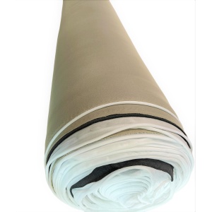 Material pentru reconditionare plafon auto, material textil cu spate buretat, culoare Bej, dimensiune 2m x 1,50m - Img 3