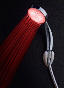 Para de dus cu LED-uri in 3 culori in functie de temperatura apei, AVX-AG176 - Img 5