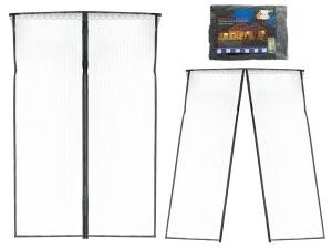 Plasa de tantari magnetica pentru usa, dimensiune 100 x 210 cm - Img 2