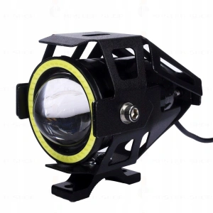 Proiector LED cu Lupa, Angel Eye ALB si Devil Eye RED, alimentare 12V, pentru Off-Road, ATV, SSV, UTV - Img 2