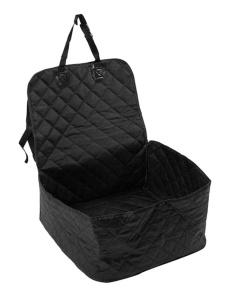 Scaun Auto pentru transport Caine sau Pisica, 50 x 45cm, culoare neagra - Img 2