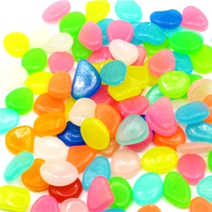 Set 100 pietre decorative fluorescente, culoare Multicolor, AVX-AG653C - Img 2