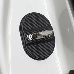 Set 4 buc. Ornamente Inchidere Usa, finisaj Carbon, culoare Neagra - Img 4