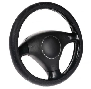 Set Auto Essential AVEX – 5 piese, Covorase Universale Mocheta + Husa Volan Piele Ecologica Perforata, Negru - Img 6