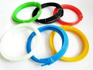 Set protectie jante, calitate Premium, 4 inele din plastic, culoare ROSU - Img 3