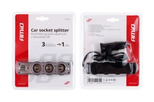 Splitter bricheta auto SOC4 3+1 USB - Img 2